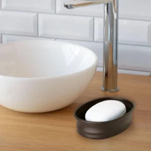 Jabonera Olivia Bronce Interdesign