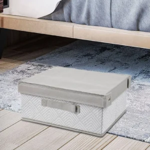 Caja con Tapa Gris y Blanco Viva