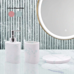 Set de 3 Accesorios para Baño